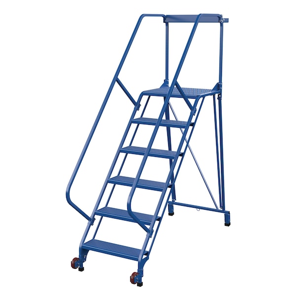 90 H Steel Tip N Roll Straddle, Perf, 6 Step, 50 deg., 6 Steps